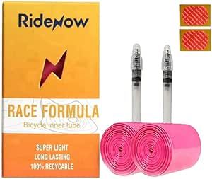 RideNow 1/2/4 Pack Ultralight Bike Inner Tube 700 x 18-32 / MTB27.5/29 inch x 1.9-2.5 TPU Inner Tubes with 45/65/85mm Length French Valve Super Bike Light Tube