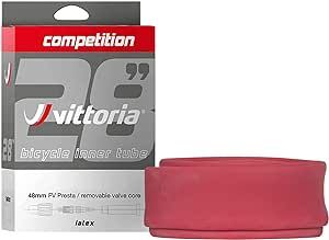 Vittoria Competition Latex Tube - Performance Bike Tire Tube - Lightweight Bicycle Inner Tubes for Racing