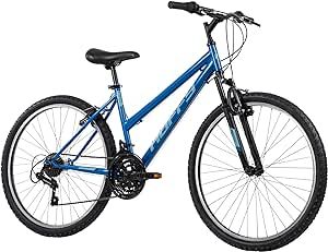 Huffy Stone Mountain Hardtail Mountain Bike for Boys/Girls/Men/Women, 20"/24"/26" Sizes, 6 or 21 Speed Shimano Twist Shifting, Front or Dual Suspension, Comfort Saddle, Sleek Colors