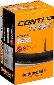 Continental Unisex's 42mm MTB Presta Valve Inner TubeBlack, 27.5 x 1.75 2.5Inch/42 mm