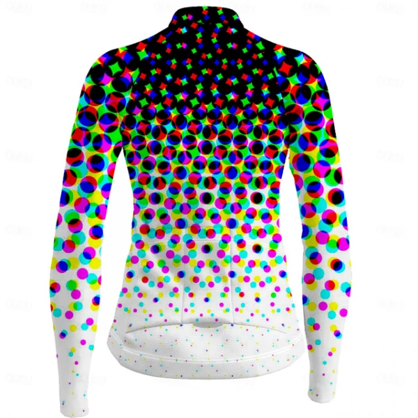 Women's Long Sleeve Cycling Jersey with Pockets