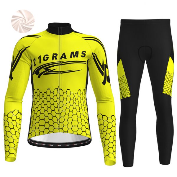 21Grams® Men's Long Sleeve Cycling Jersey & Tights