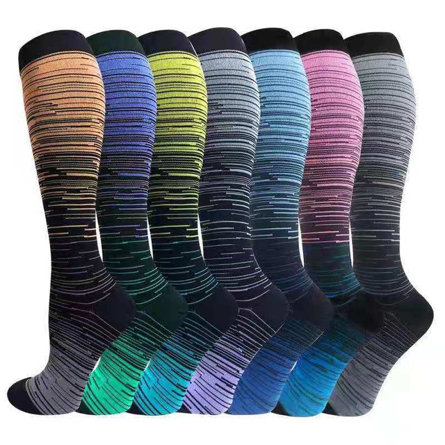 3 Pairs Knee High Compression Socks