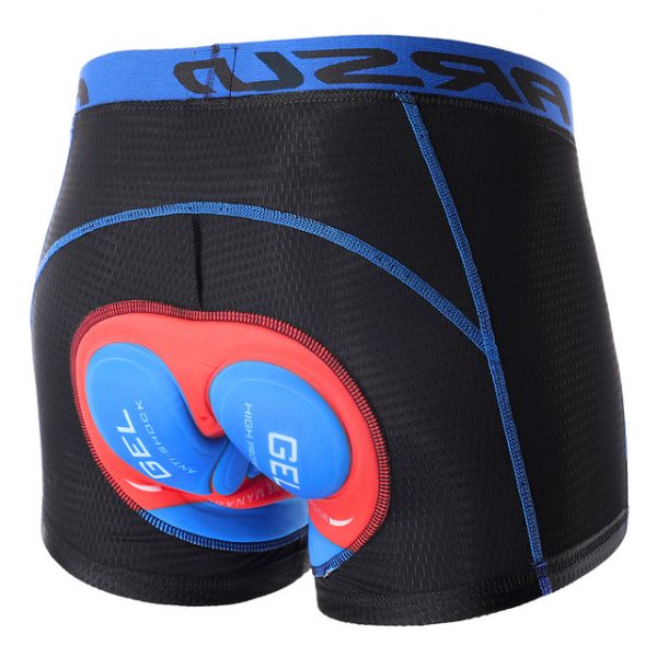 Arsuxeo Men's 3-Pack Padded Cycling Shorts