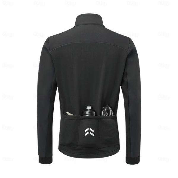 Arsuxeo Men's Fleece Cycling Jacket Hoodie