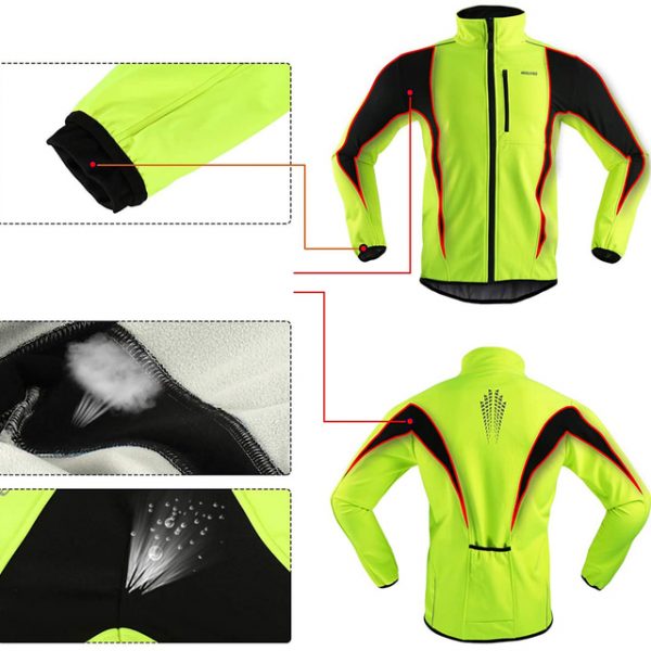 Arsuxeo Men's Winter Cycling Jacket