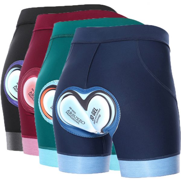 Arsuxeo Women's Padded Cycling Shorts