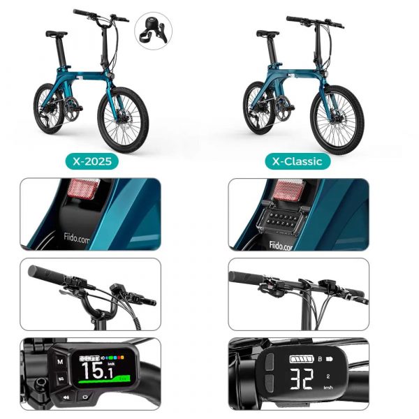 Fiido X Folding Electric Bike