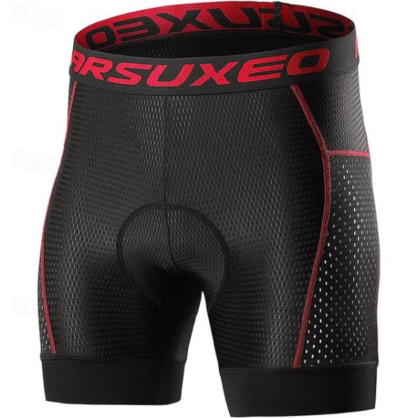 Men's Padded Cycling Shorts - Breathable