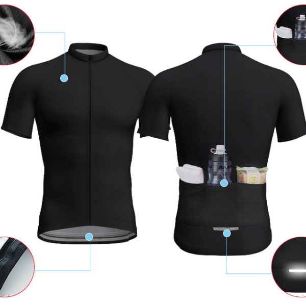 Men's Short Sleeve Cycling Jersey & Bib Shorts