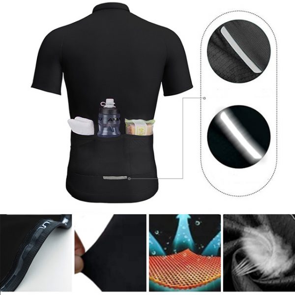 Men's Short Sleeve Cycling Jersey & Bib Shorts