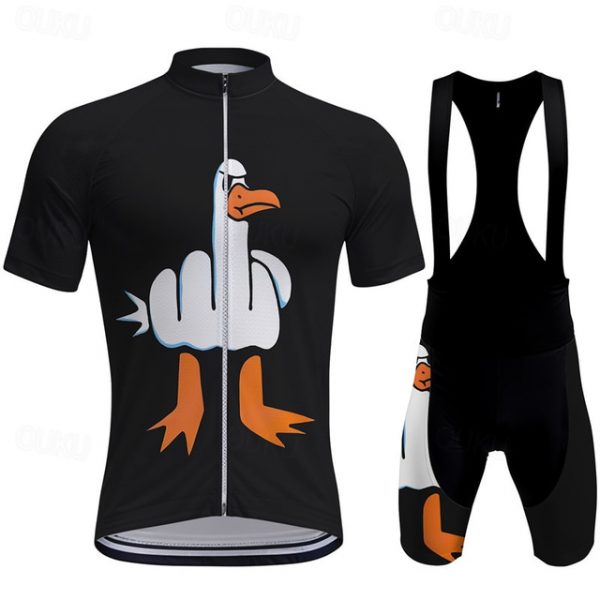 Men's Short Sleeve Cycling Jersey & Bibs