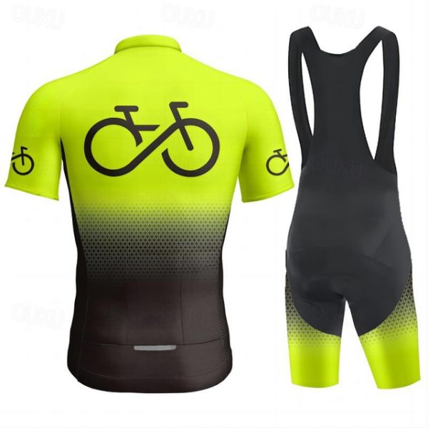 Men's Short Sleeve Cycling Jersey & Bibs