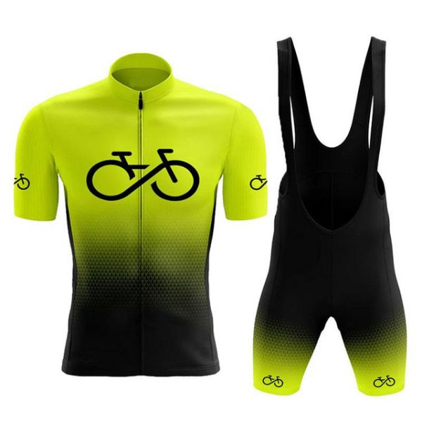 Men's Short Sleeve Cycling Jersey & Bibs