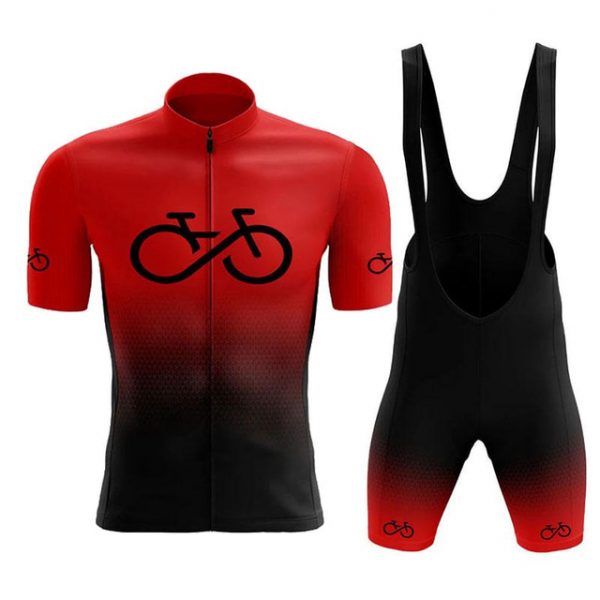 Men's Short Sleeve Cycling Jersey & Bibs