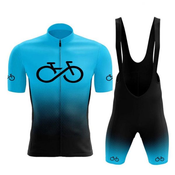 Men's Short Sleeve Cycling Jersey & Bibs