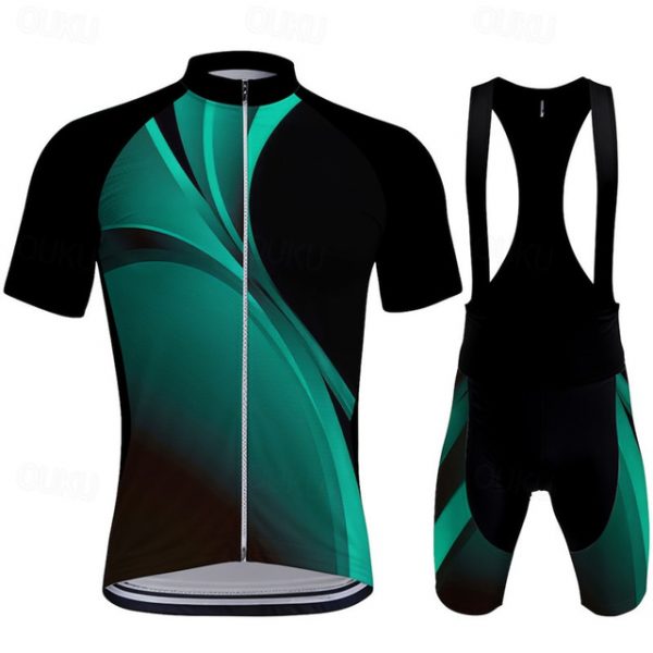 Men's Short Sleeve Cycling Jersey & Bibs