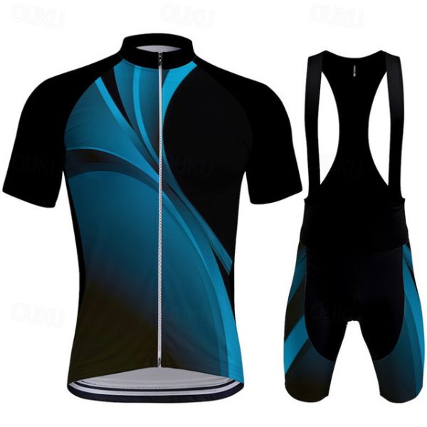 Men's Short Sleeve Cycling Jersey & Bibs