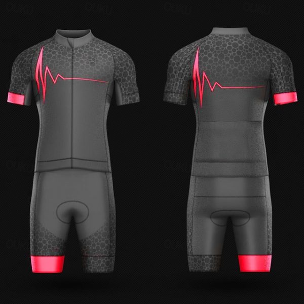 Men's Short Sleeve Cycling Jersey & Bibs