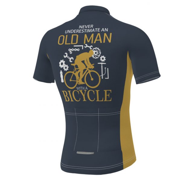 Men's Short Sleeve Cycling Jersey with Pockets