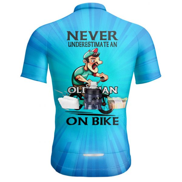 Men's Short Sleeve Cycling Jersey with Pockets