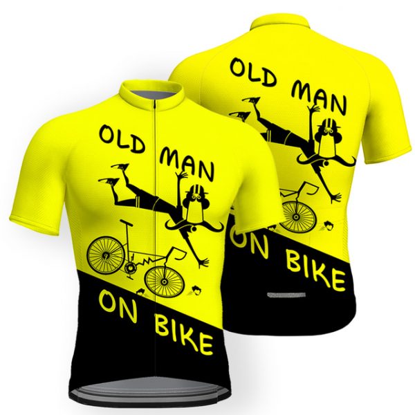 Men's Short Sleeve Cycling Jersey with Pockets