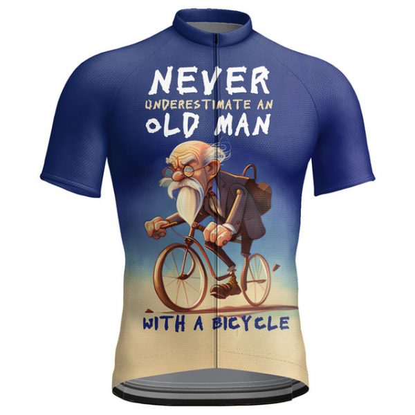 Men's Short Sleeve Cycling Jersey with Pockets