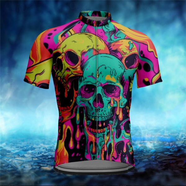 Men's Short Sleeve Cycling Jersey with Pockets