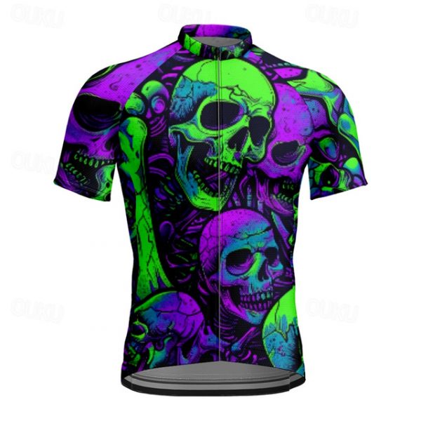 Men's Short Sleeve Cycling Jersey with Pockets