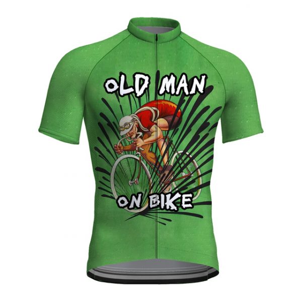 Men's Short Sleeve Cycling Jersey with Pockets