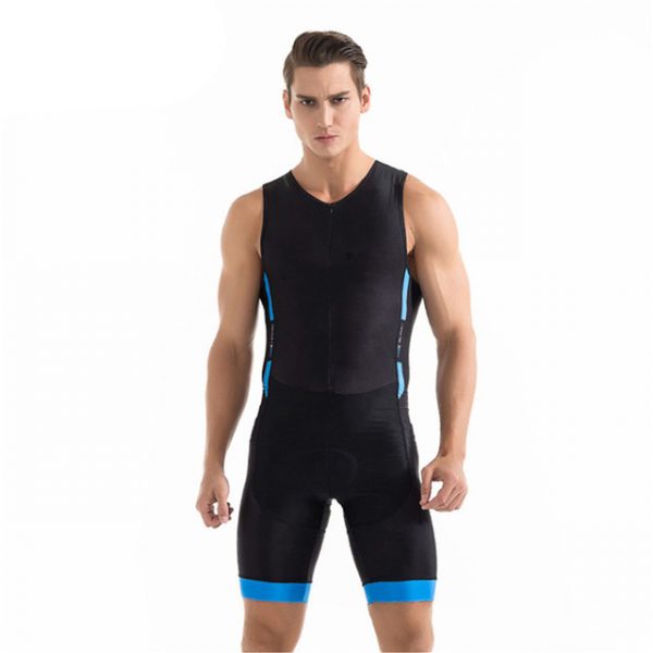 Men's Sleeveless Triathlon Cycling Suit