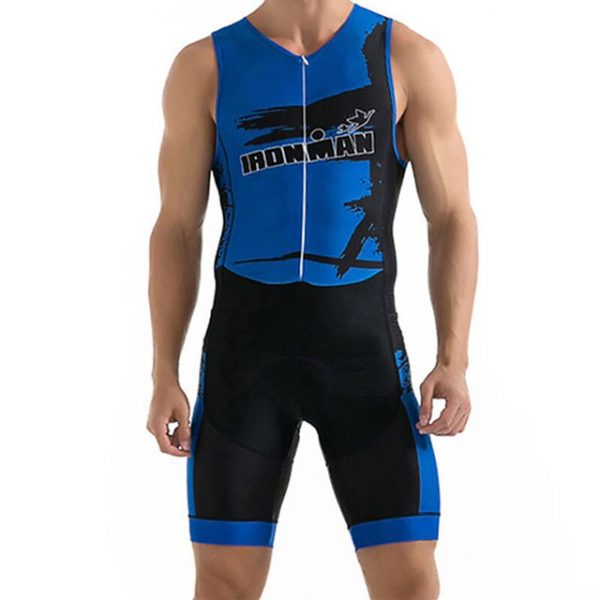 Men's Sleeveless Triathlon Cycling Suit