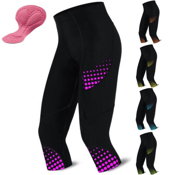 Women's 3/4 Cycling Tights with 3D Pad