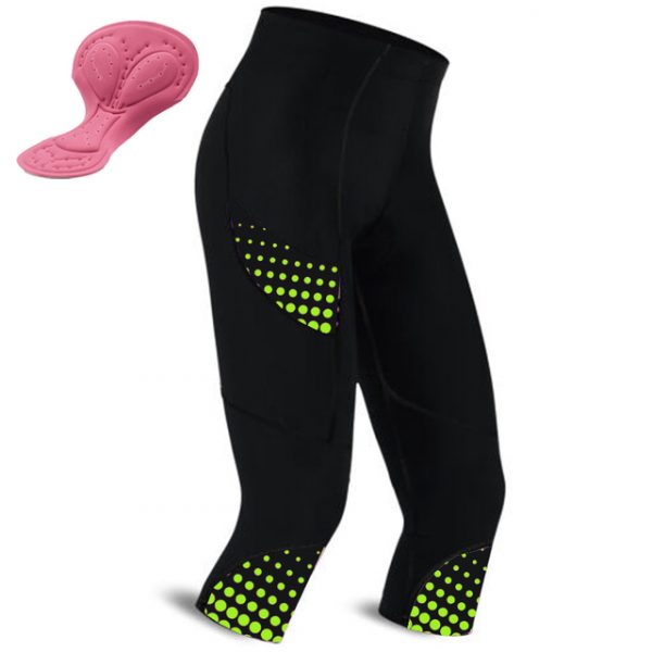 Women's 3/4 Cycling Tights with 3D Pad