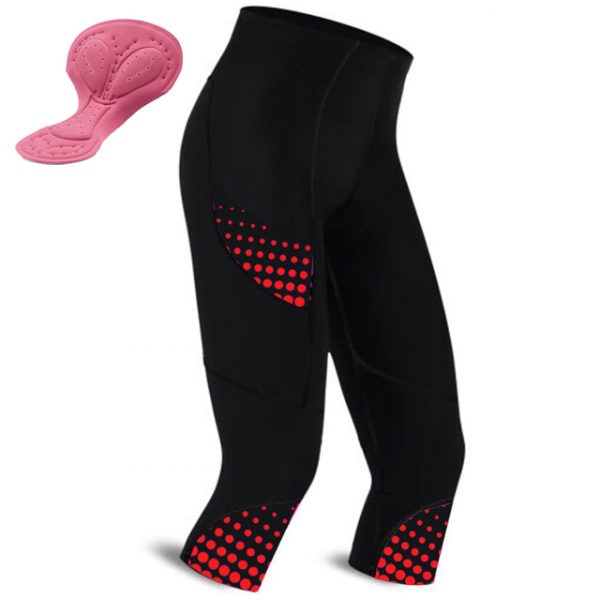 Women's 3/4 Cycling Tights with 3D Pad