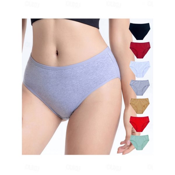 Women's Basic Elastic Waist Panties - Summer