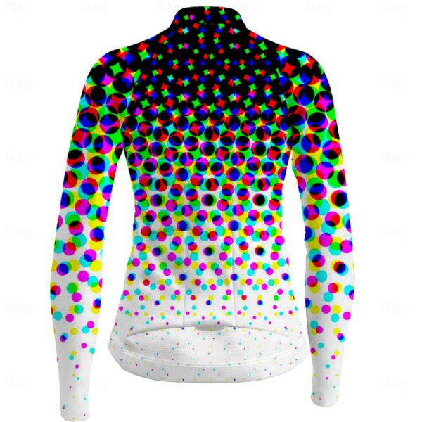 Women's Long Sleeve Cycling Jersey with Pockets