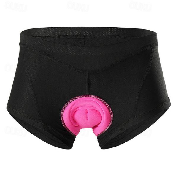 Women's Padded Cycling Bike Shorts Black