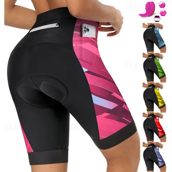 Women's Padded Cycling Shorts - Breathable & Quick Dry