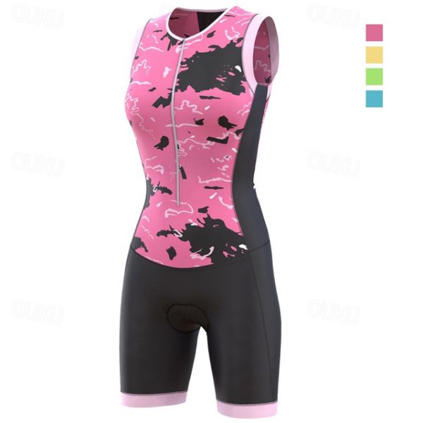 Women's Sleeveless Triathlon Cycling Suit