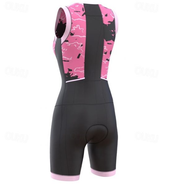 Women's Sleeveless Triathlon Cycling Suit