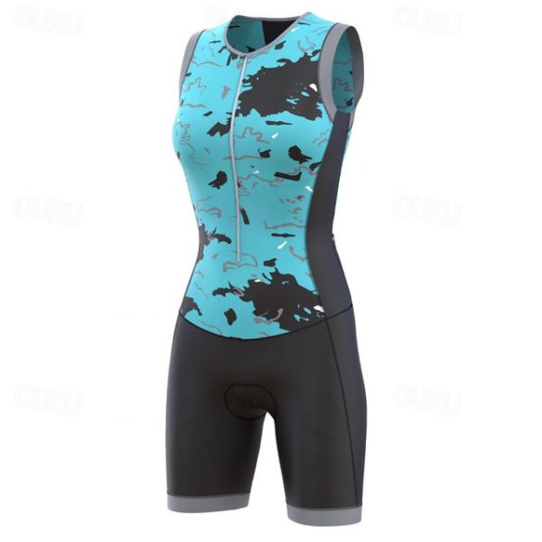 Women's Sleeveless Triathlon Cycling Suit