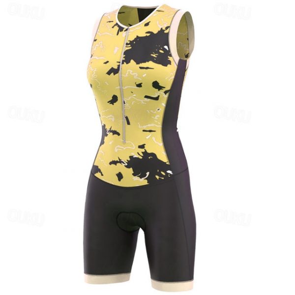 Women's Sleeveless Triathlon Cycling Suit