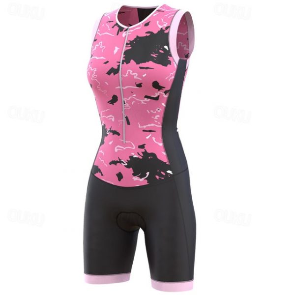 Women's Sleeveless Triathlon Cycling Suit