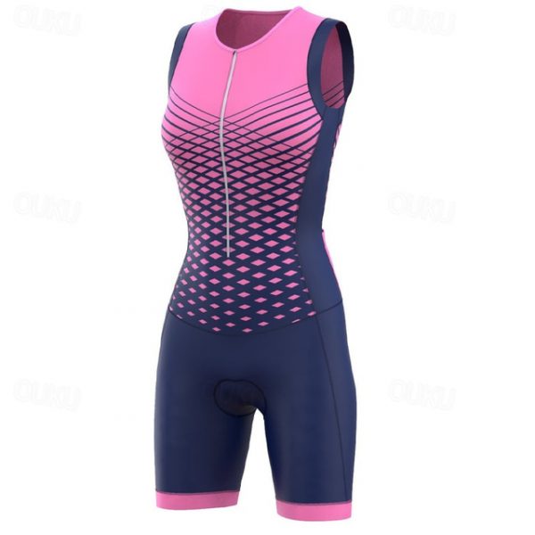 Women's Sleeveless Triathlon Cycling Suit