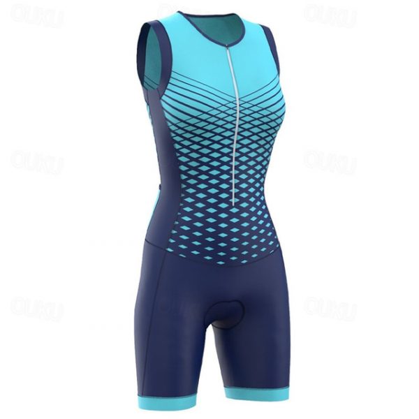 Women's Sleeveless Triathlon Cycling Suit