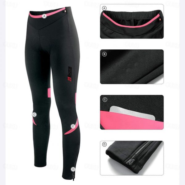 Women's Thermal Cycling Tights with 3D Pad